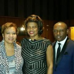 HavServe CEO Jewel Bazillo Bellegarde, Ms. Carline Brice Founder/Board Chair of HavServe, Mr. Caleb Brutus HavServe Advisor